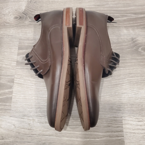 NEW Ben Sherman Birk Plain Toe Brown Leather Shoes main image 5